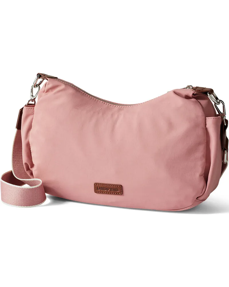 Lands' End Umhängetasche aus Nylon, Damen, Größe:null regular, Pink, by Pink