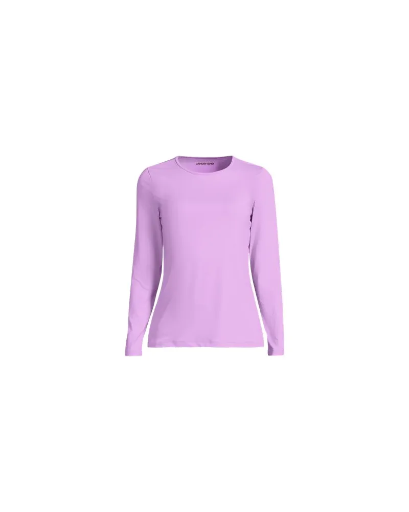 Lands' End Badeshirt, Damen, Größe:44-46 regular, Lila, Nylon-Mischung, by Lila