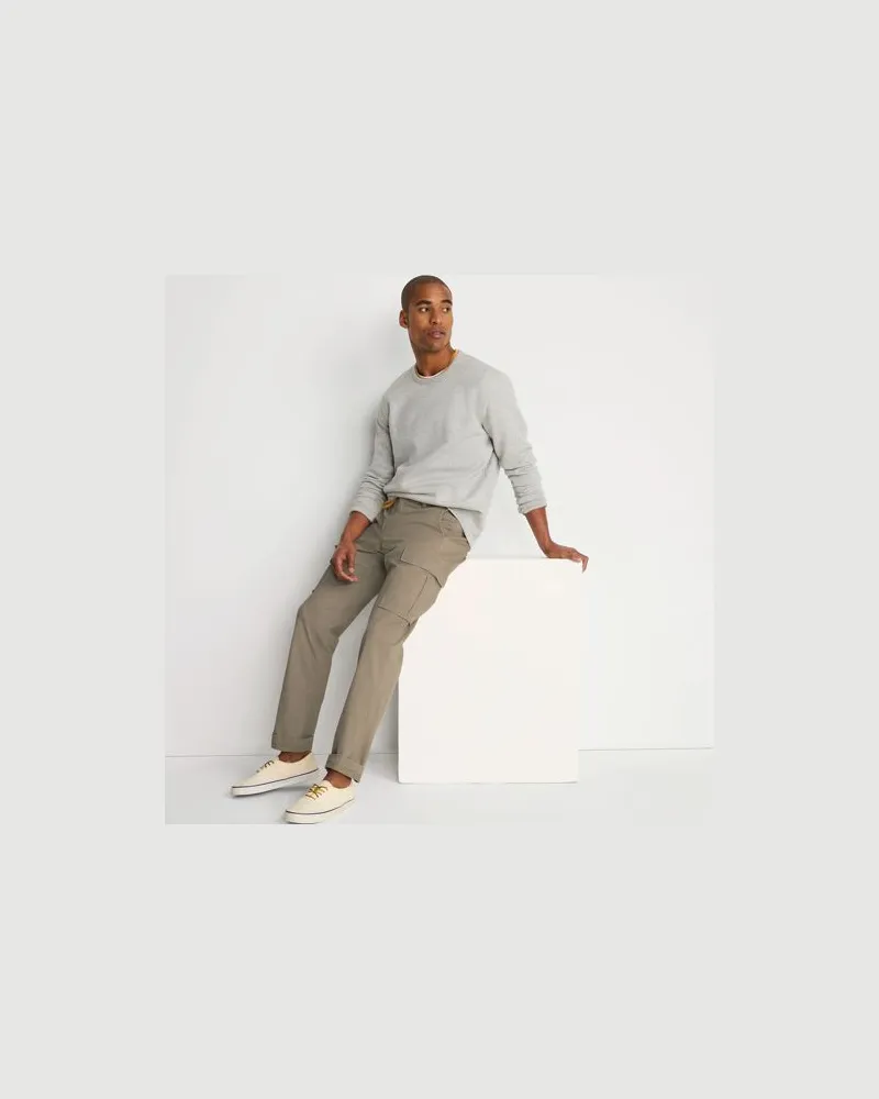 Lands' End Cargo-Chino mit Stretch, Straight Fit, Herren, Größe regular, Beige, by Beige