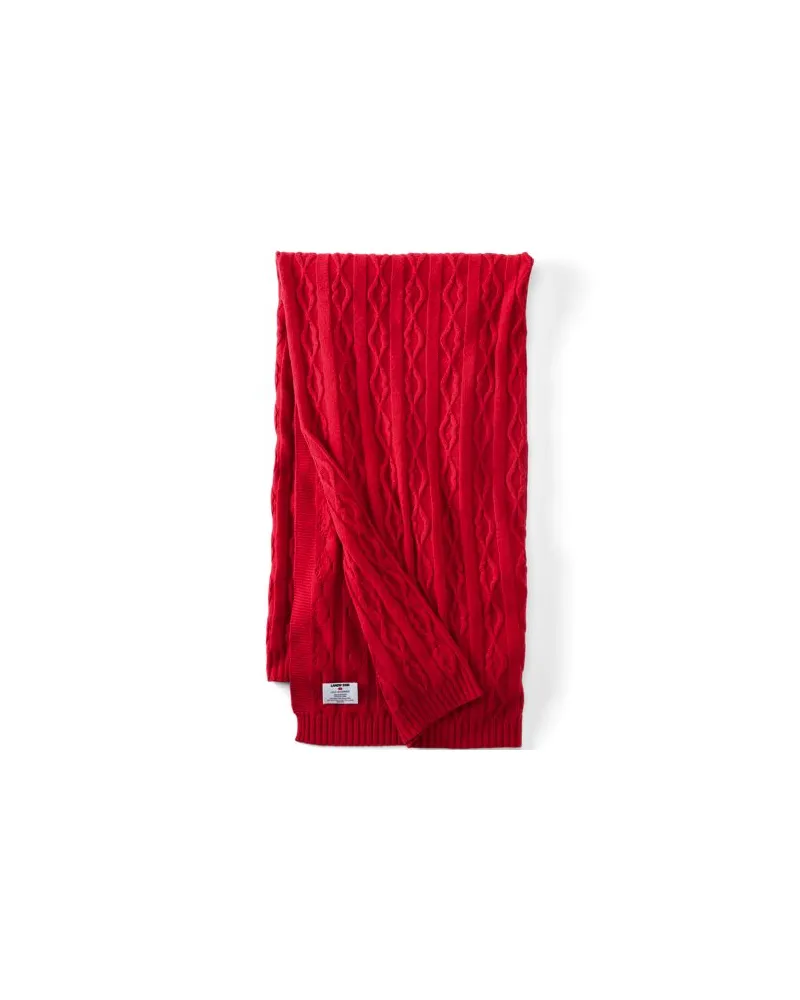 Lands' End x Lulu Guinness Lips Decke, Herren, Größe:null regular, Rot, by Lands' End Rot