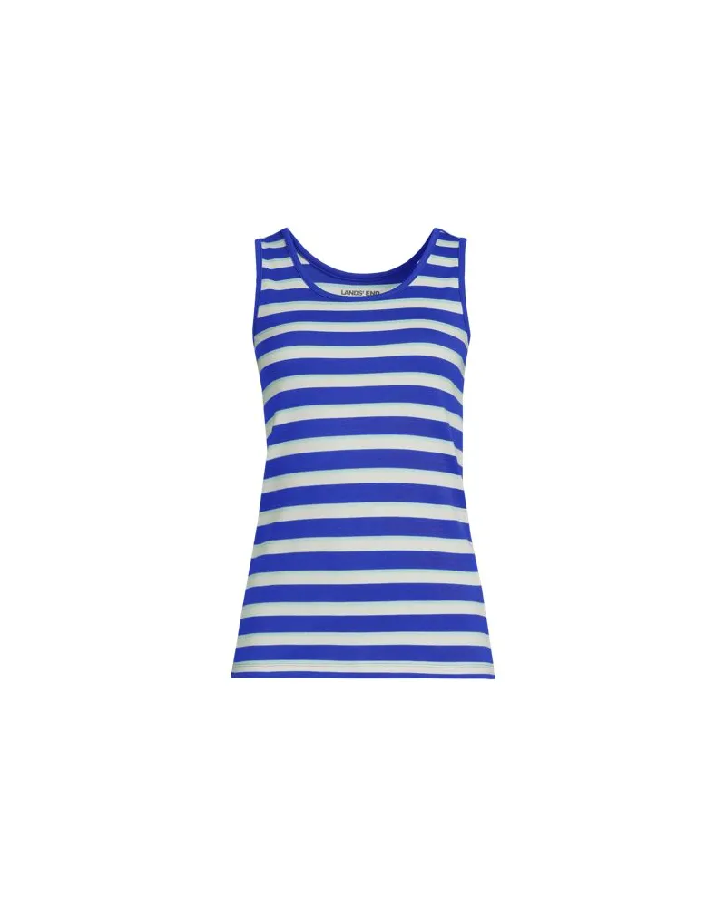 Lands' End Baumwoll-Top, Damen, Größe:32-34 petite, Blau, Baumwolle, by Blau