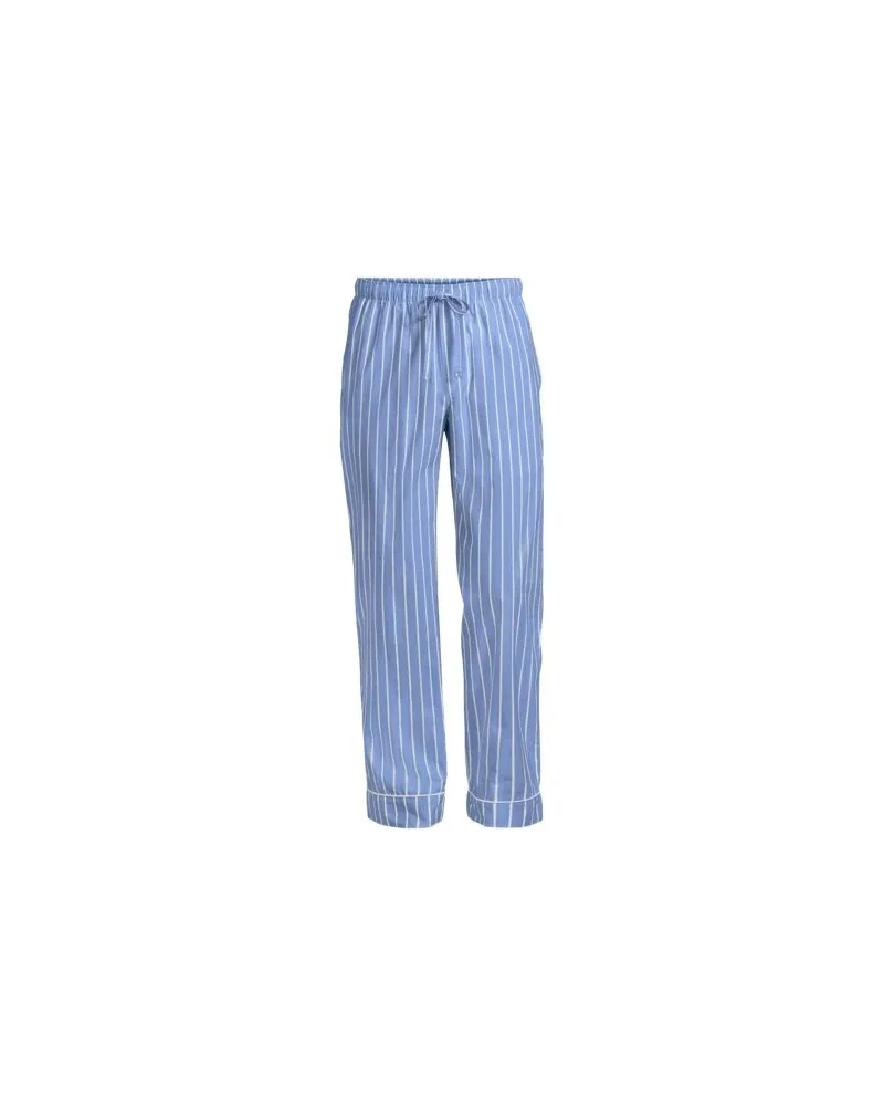 Lands' End Essenzielle Pyjama-Hose aus Baumwolle, Herren, Größe:44-46 regular, Weiß, Baumwolle, by Weiß