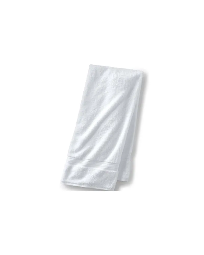 Lands' End Supima Badetuch, Damen, Größe:null regular, Weiß, Baumwolle, by Weiß