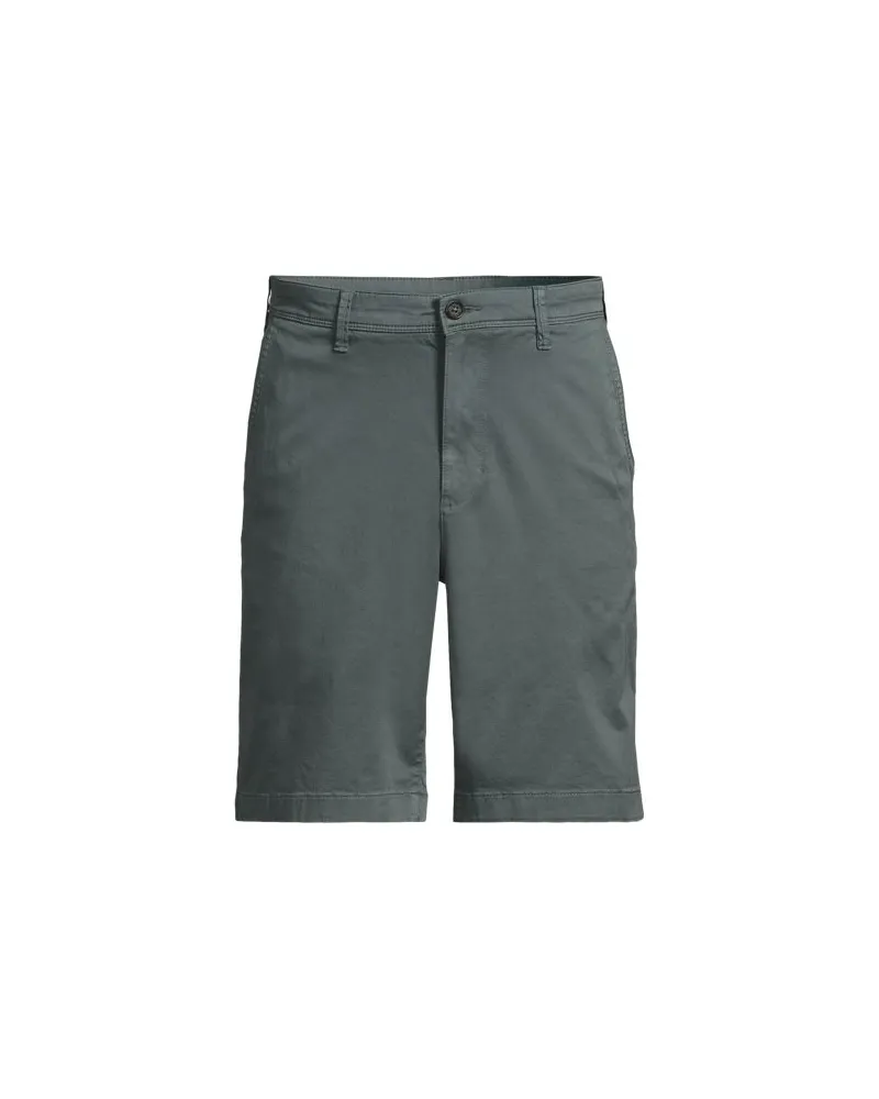 Lands' End Slim Fit Chino-Shorts, Herren, Größe regular, Grün, by Grün