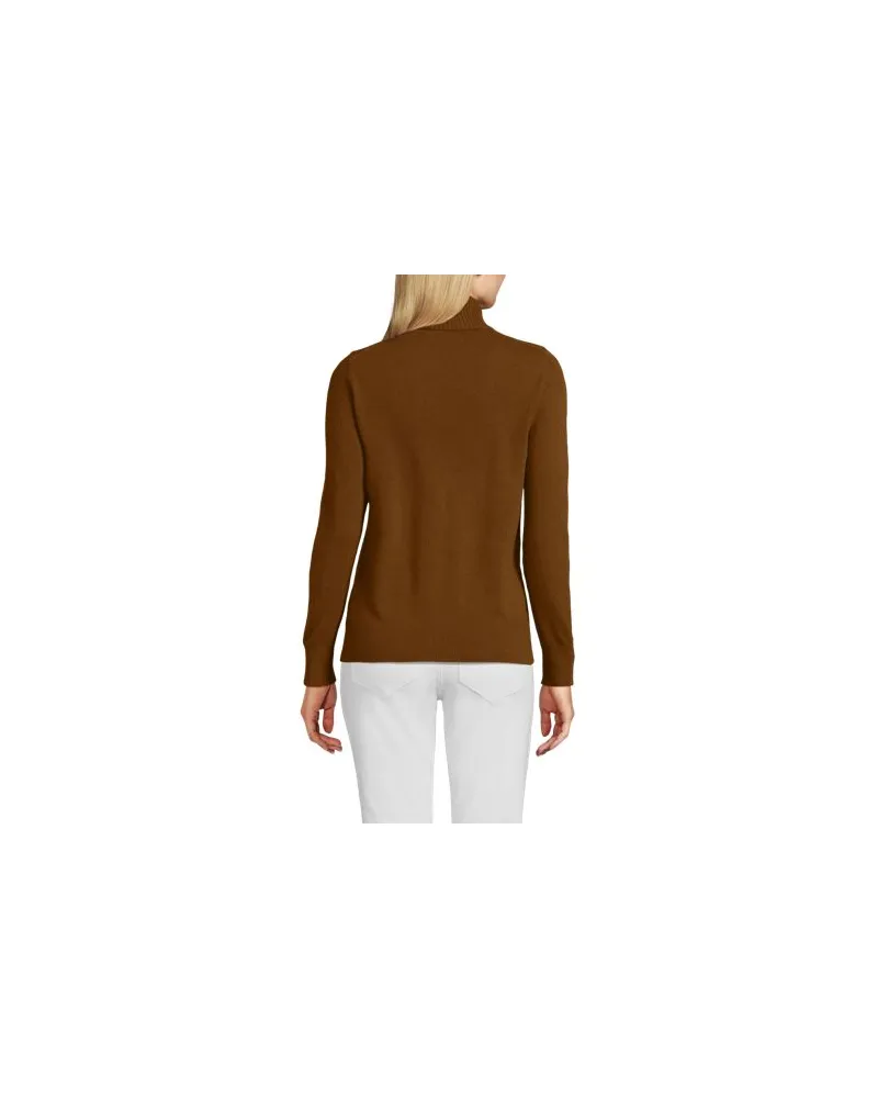 Lands' End Rollkragen-Pullover aus Kaschmir, Damen, Größe regular, Beige, Kaschmir, by Beige