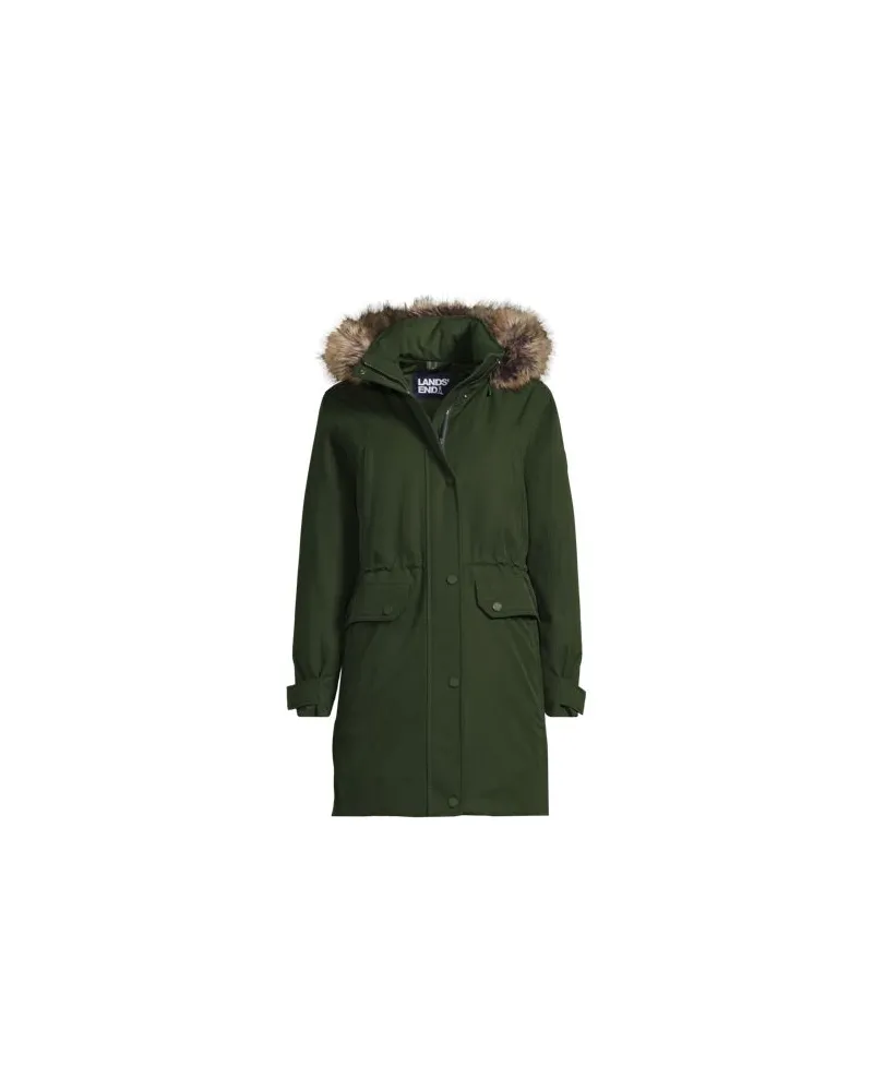 Lands' End Expeditions-Daunenparka, Damen, Größe plus, Grün, Polyester, by Grün