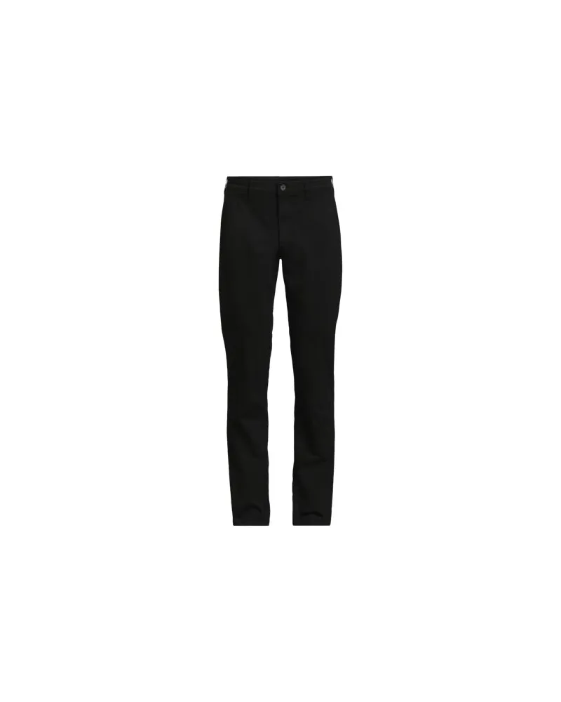 Lands' End Slim Fit Chinohose, Herren, Größe regular, Schwarz, Baumwolle/Baumwoll-Mischung, by Schwarz