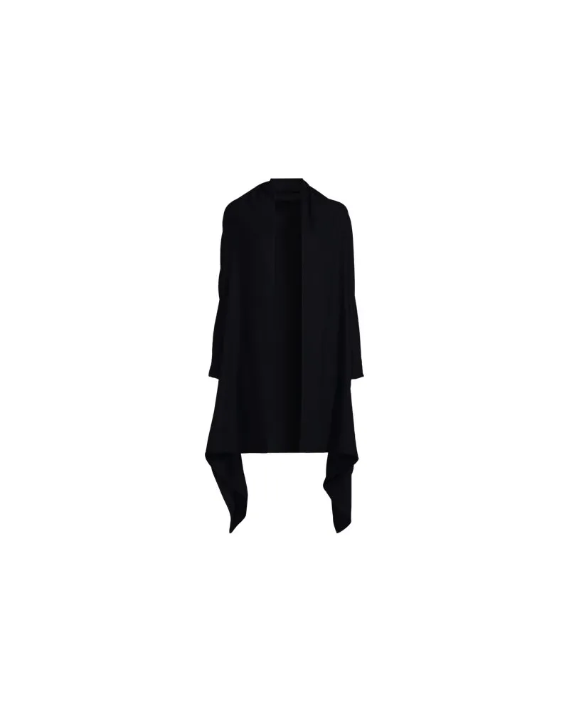 Lands' End Großer CashTouch Cape-Schal, Damen, Größe:null regular, Schwarz, Polyester, by Schwarz