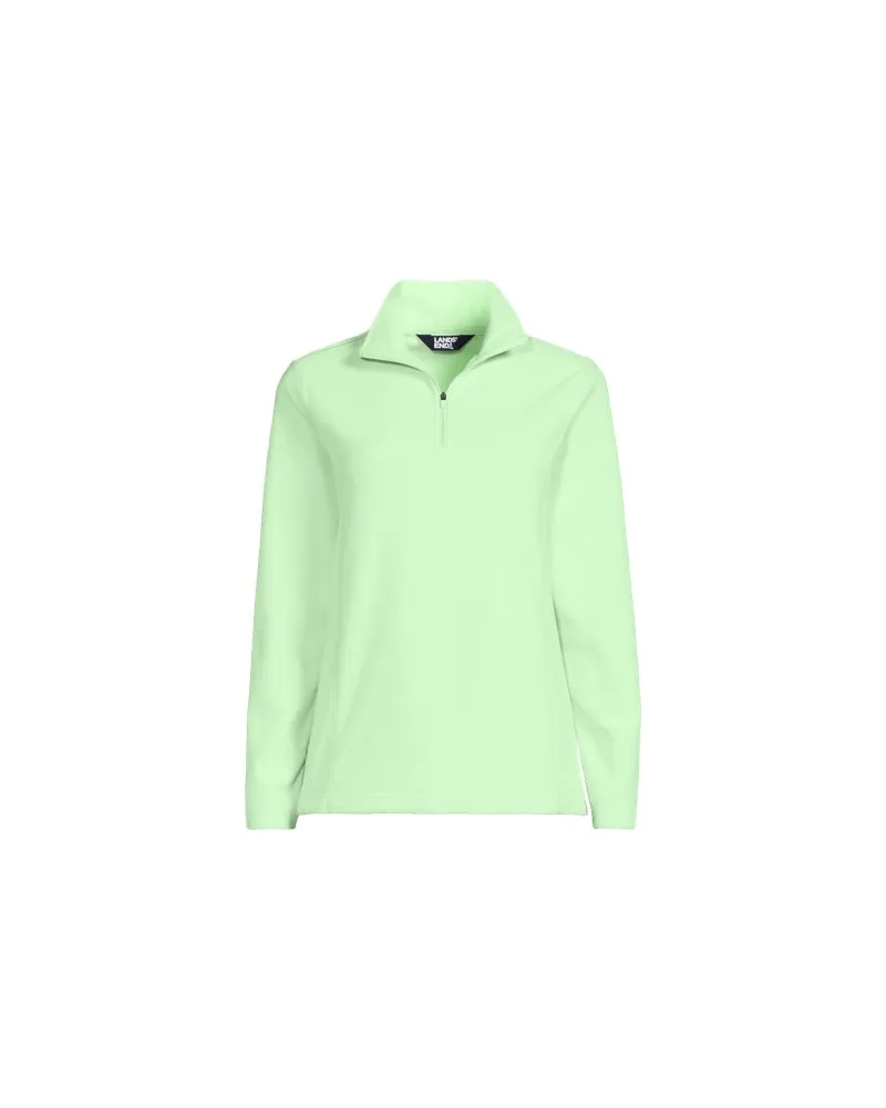 Lands' End Anyweather™ Fleece-Pullover mit Reißverschluss, Damen, Größe plus, Grün, Polyester, by Grün