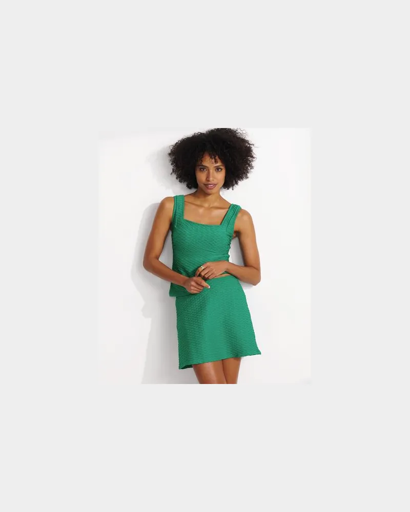 Lands' End Baderock mit Jacquard, Damen, Größe:34 regular, Grün, Elasthan/Nylon-Mischung, by Grün