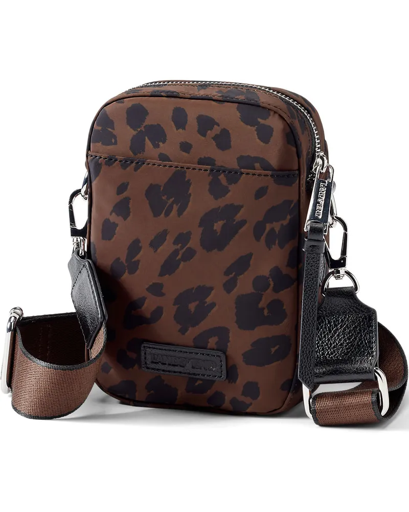 Lands' End Handytasche zum Umhängen, Damen, Größe:null regular, Braun, by Braun