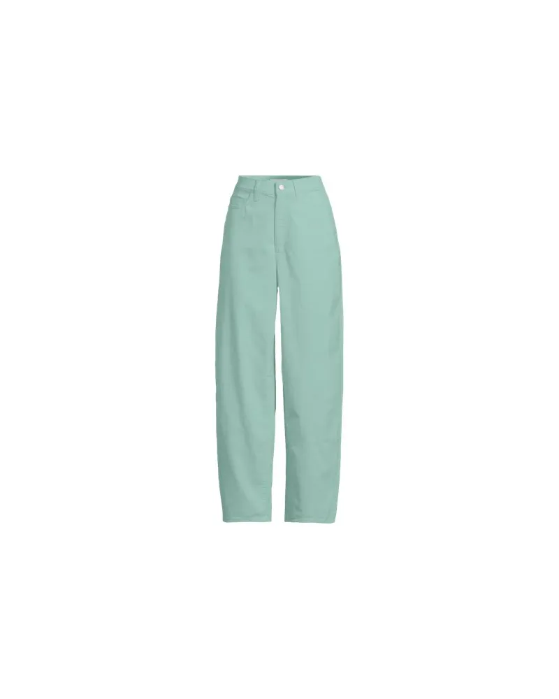 Lands' End Barrel-Feincordhose High Waist, Damen, Größe regular, Blau, by Blau