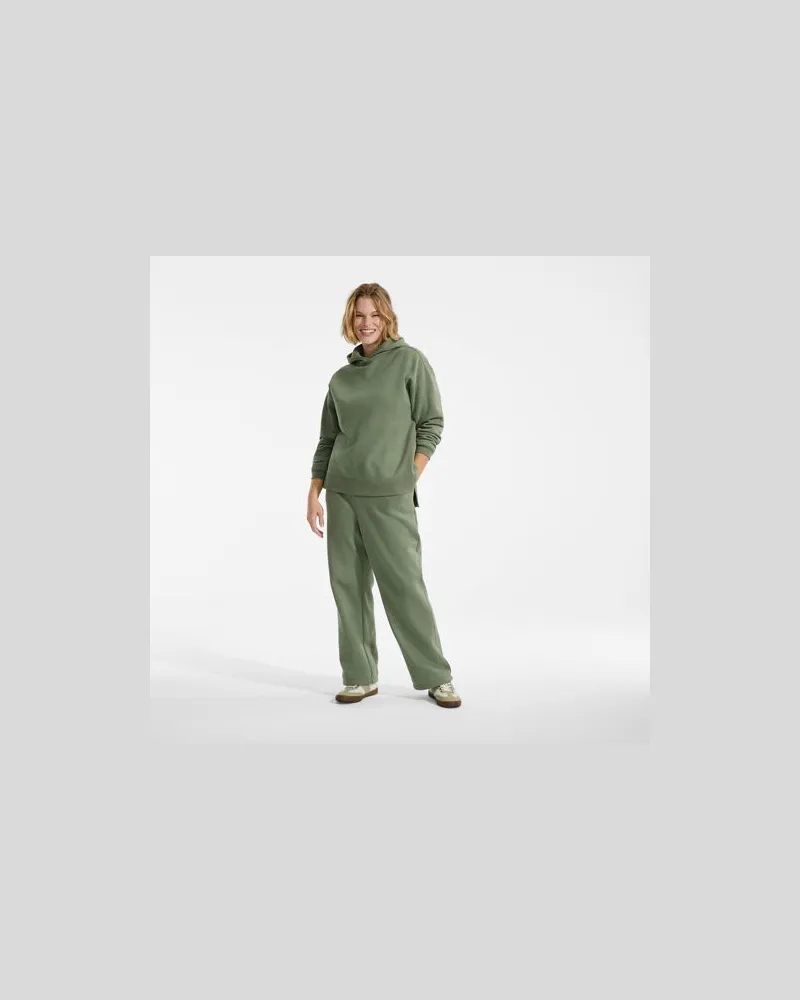 Lands' End Jogginghose mit geradem Bein SERIOUS SWEATS, Damen, Größe plus, Grün, Baumwoll-Mischung/Polyester-Mischung, by Grün
