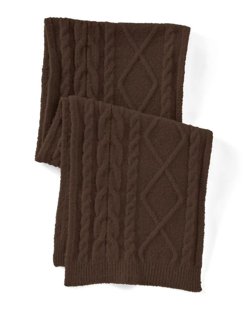 Lands' End CashTouch Schal, Damen, Größe regular, Braun, Polyacryl/Nylon-Mischung, by Braun
