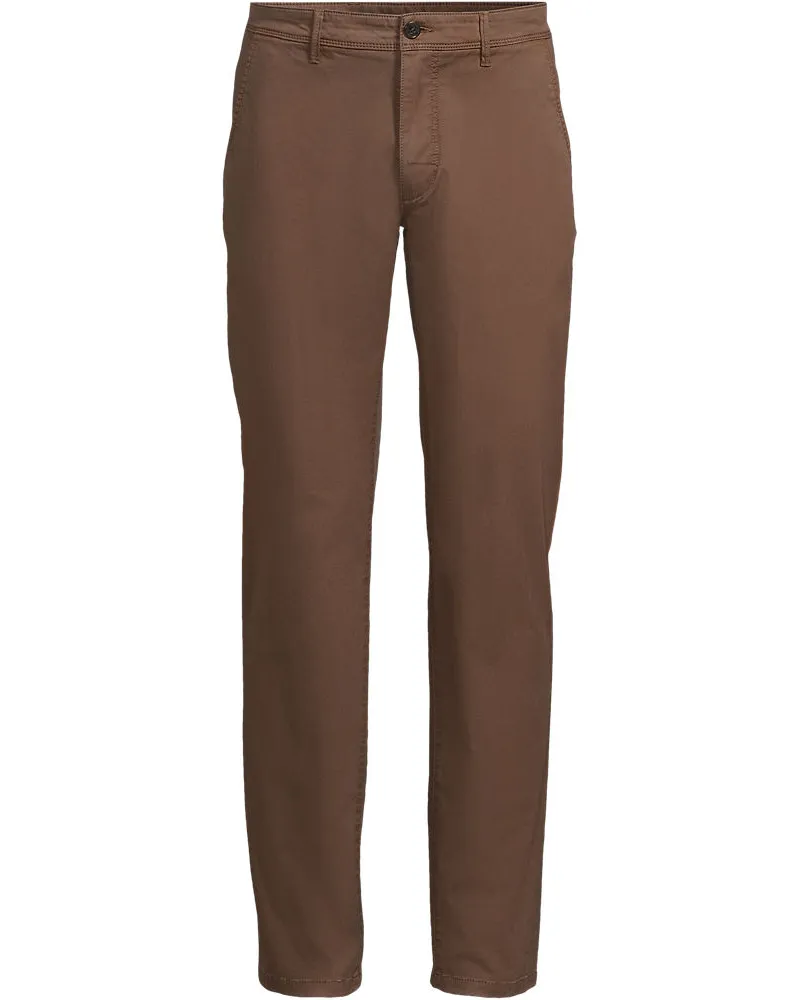 Lands' End Chino-Hose, Slim Fit, Herren, Größe regular, Braun, Baumwolle/Baumwoll-Mischung, by Braun