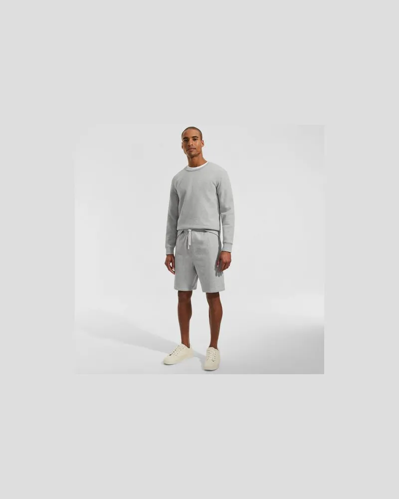 Lands' End Serious Sweats Shorts, Herren, Größe:44-46 regular, Grau, Baumwoll-Mischung/Polyester-Mischung, by Grau