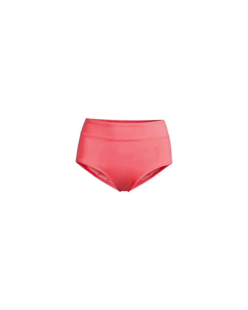 Lands' End Control-Bikinihose High Waist CHLORRESISTENT, Damen, Größe plus, Pink, Elasthan/Nylon-Mischung, by Pink