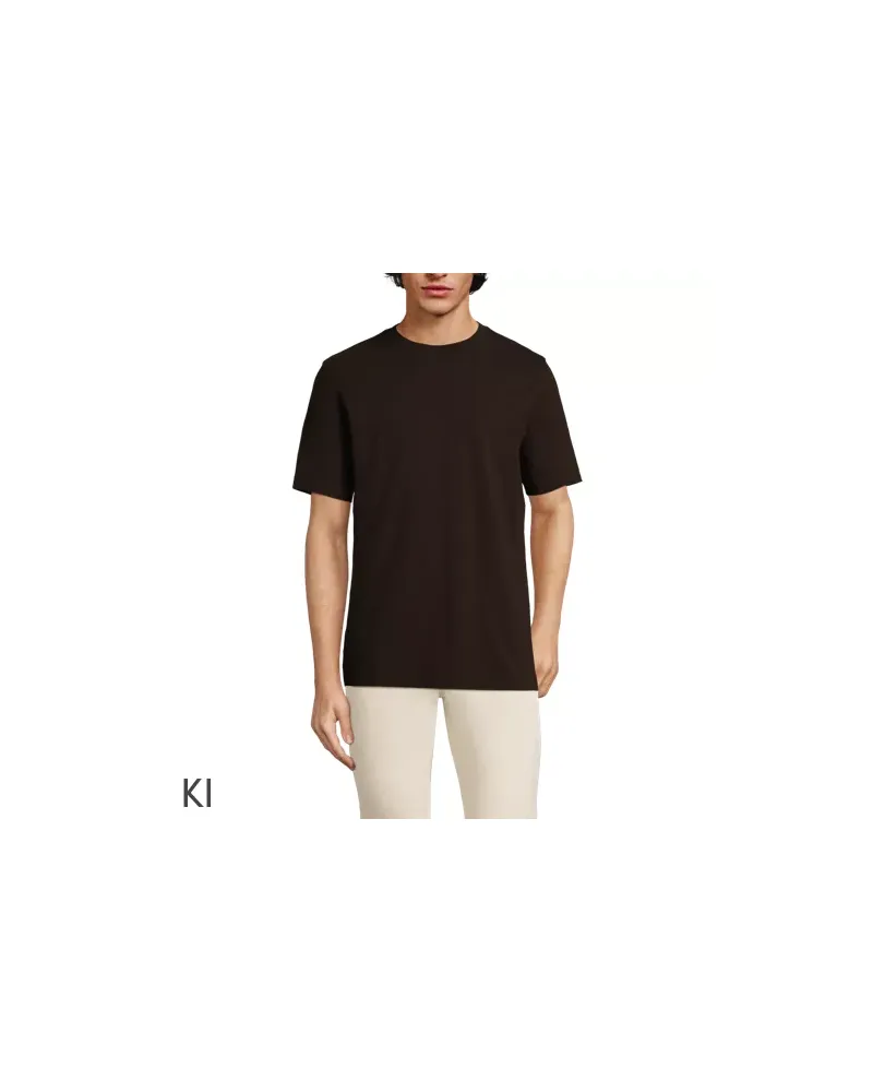 Lands' End Super-T Kurzarm-Shirt, Classic Fit, Herren, Größe regular, Braun, Baumwolle, by Braun