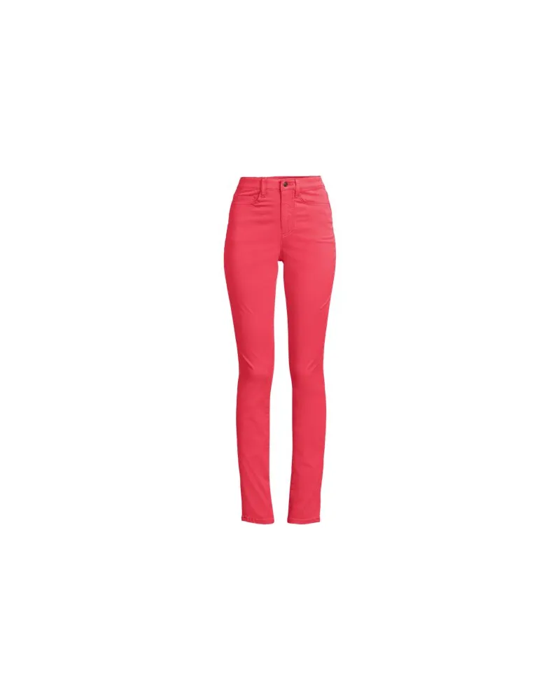 Lands' End Slim Fit Shaping-Chinos, Damen, Größe plus, Pink, Baumwolle, by Pink