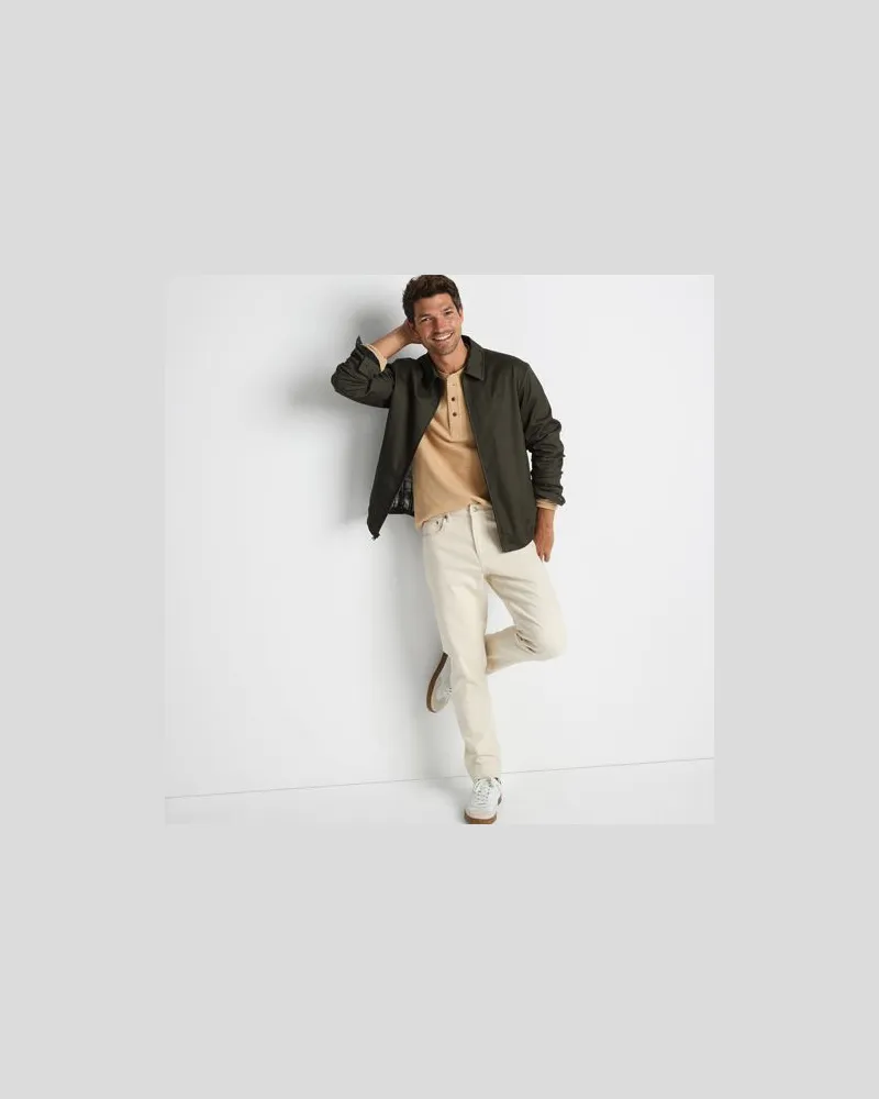 Lands' End Ultimativ-Blouson, Herren, Größe:60 regular, Grün, Baumwoll-Mischung/Polyester-Mischung, by Grün