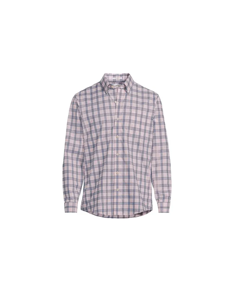 Lands' End CLASSIC FIT. Bügelfreies Twillhemd, Herren, Größe:60 regular, Pink, Baumwolle, by Pink