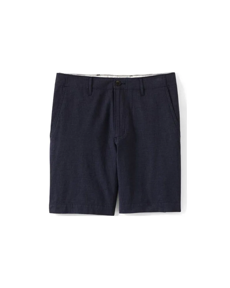 Lands' End Classic Fit Leinenmix-Shorts, 18 cm, Herren, Größe regular, Blau, Leinen/Baumwoll-Mischung, by Blau