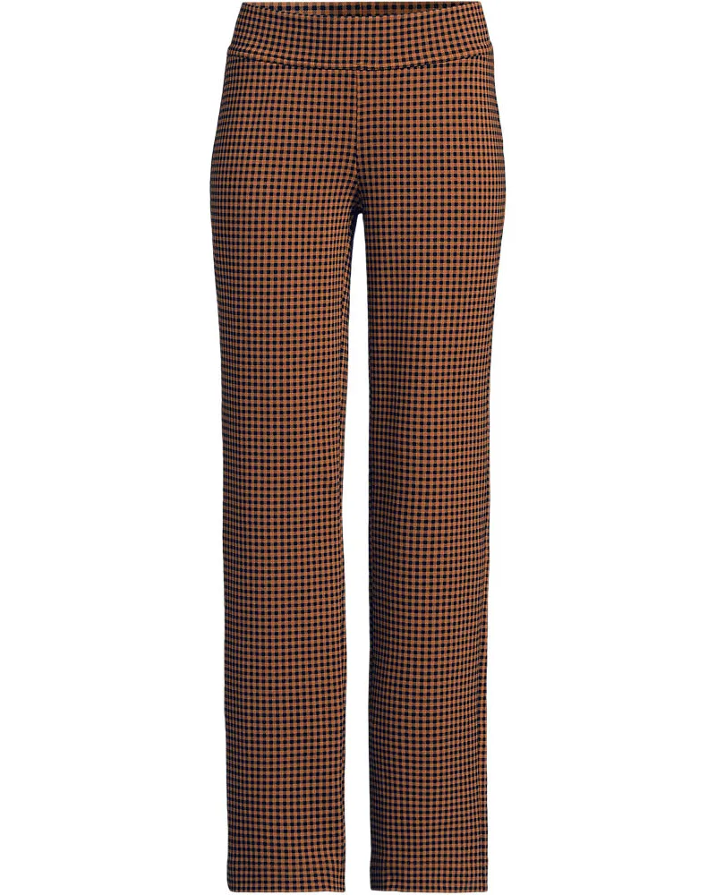 Lands' End Starfish Pant Stretch-Freizeithose, Damen, Größe regular, Braun, Baumwoll-Mischung, by Braun