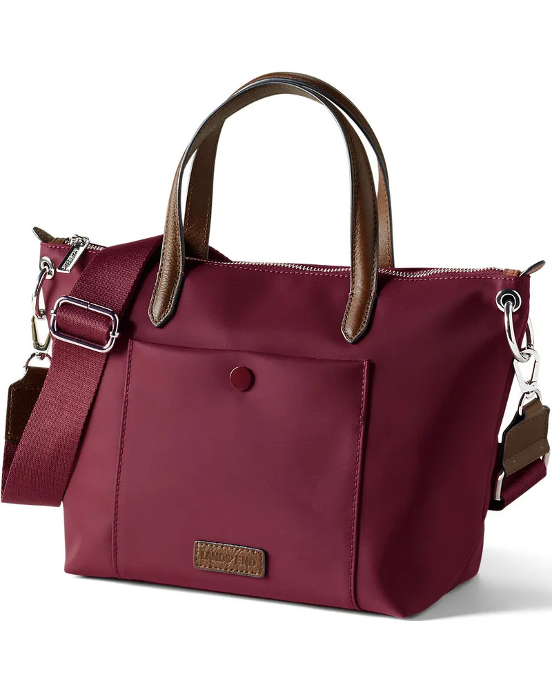 Lands' End Mini-Shoppertasche, Damen, Größe:null regular, Rot, Nylon, by Rot