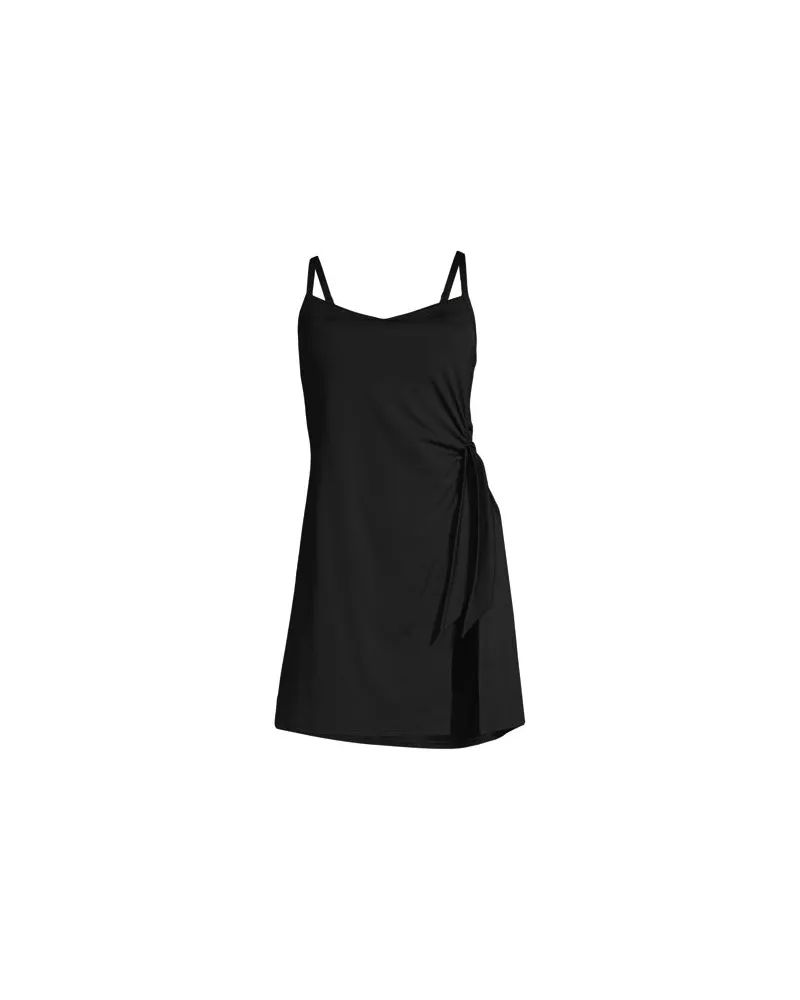 Lands' End Badekleid CHLORRESISTENT, Damen, Größe:34 regular, Schwarz, Elasthan/Nylon-Mischung, by Schwarz