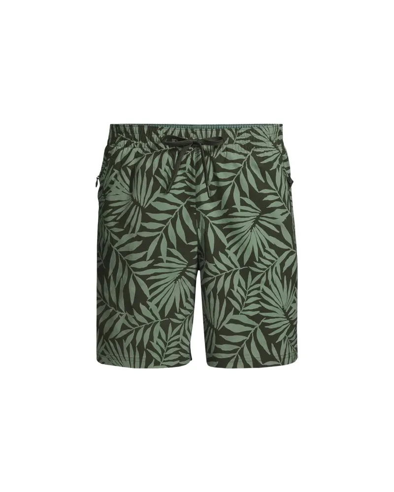 Lands' End Badeshorts mit Hydroliner, 18 cm, Herren, Größe:60 regular, Grün, by Grün