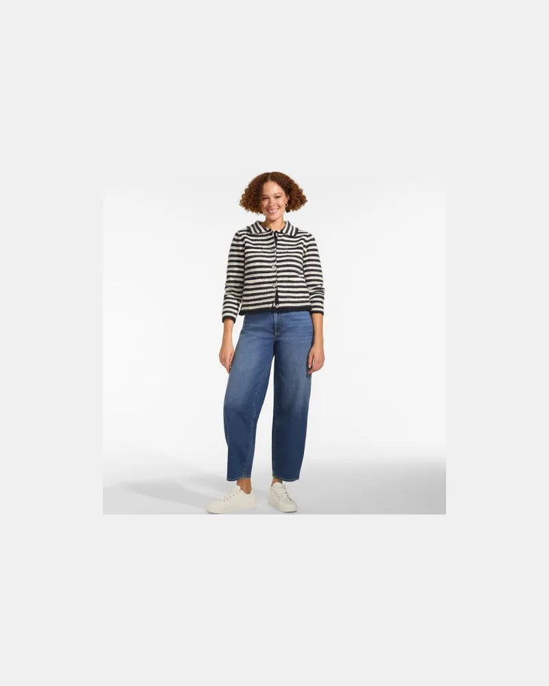 Lands' End Soft Touch Jacke, Damen, Größe:32-34 petite, Blau, by Blau