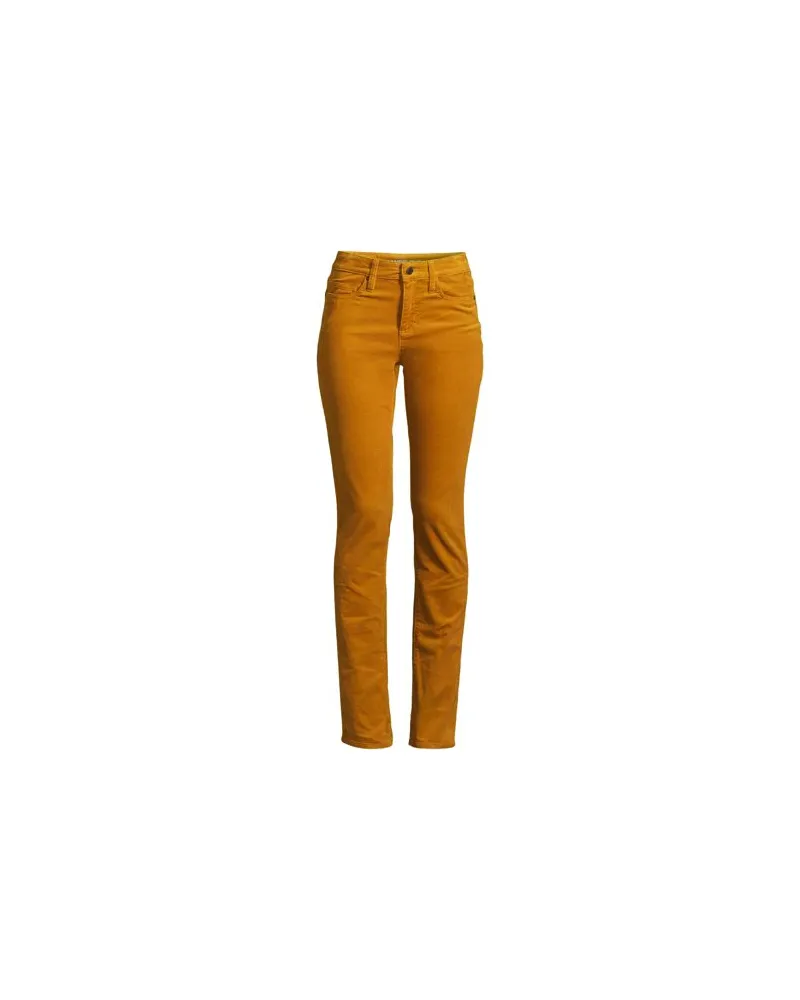 Lands' End Straight Fit Cordhose Mid Waist, Damen, Größe plus, Braun, Baumwoll-Mischung, by Braun