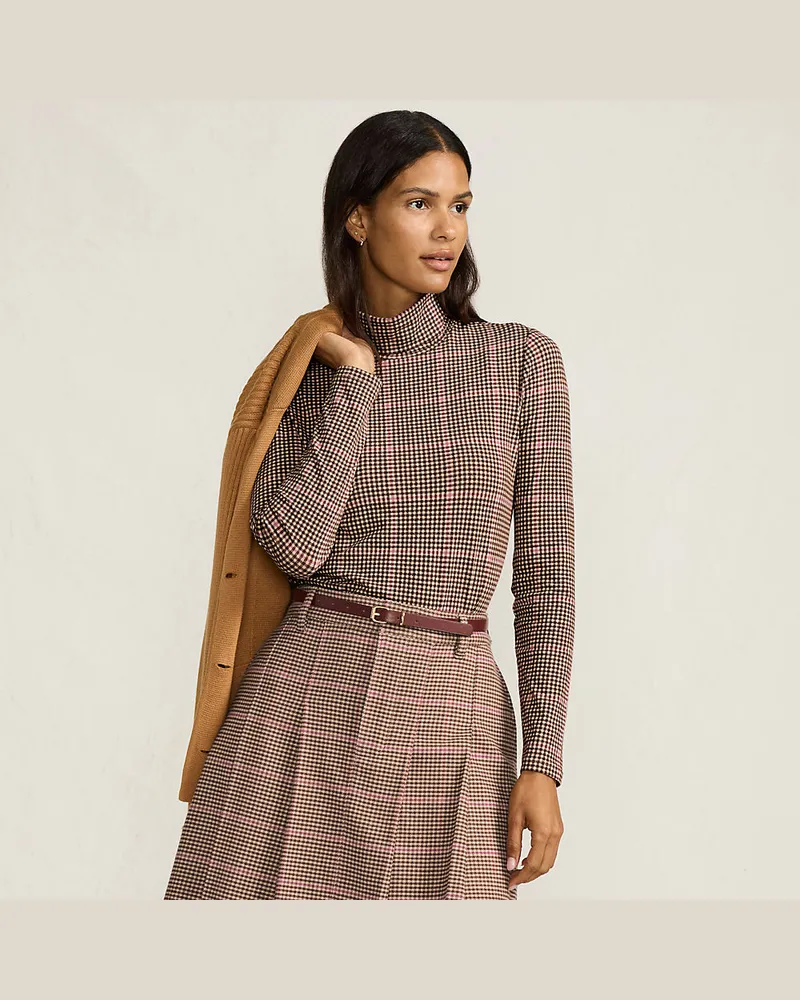 Lands' End Rollkragenshirt aus Baumwoll/Modalmix, Damen, GrÃ¶ÃŸe regular, WeiÃŸ, Baumwolle/Elasthan/Baumwolle Modal, by Weiãÿ