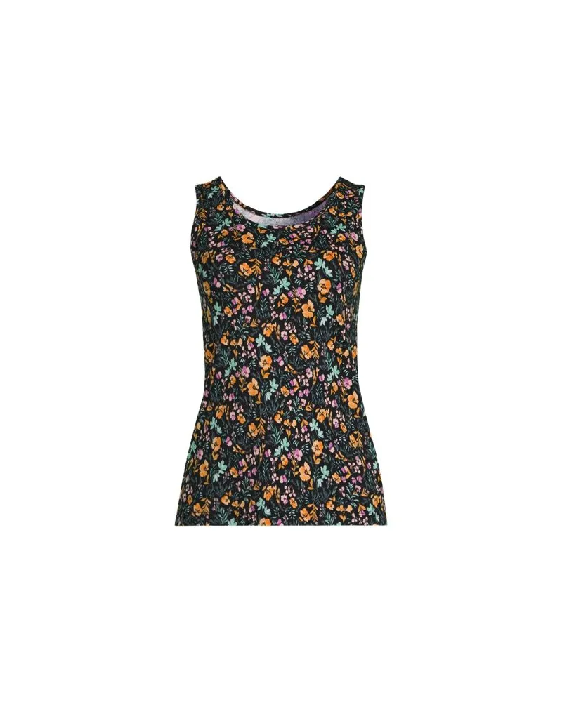 Lands' End Baumwoll-Top, Damen, Größe:32-34 petite, Schwarz, Baumwolle, by Schwarz