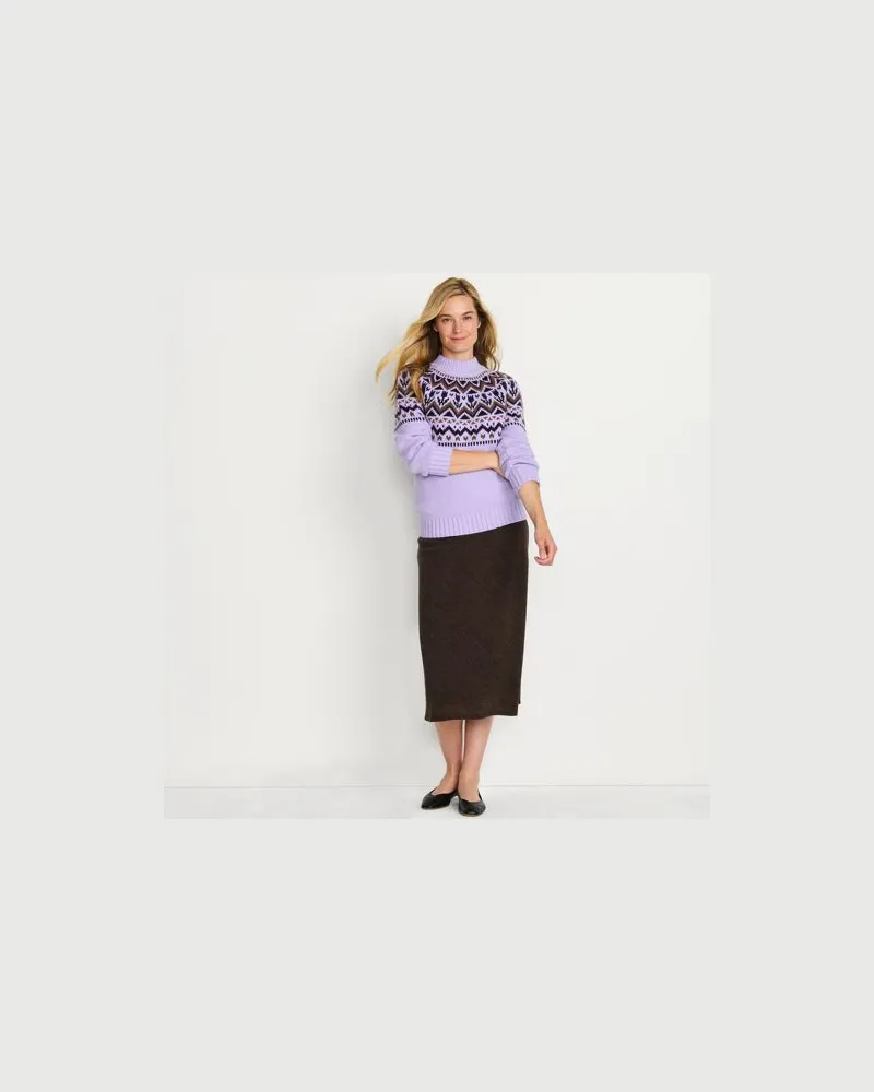Lands' End Crinkle-Schlupfrock im Schrägschnitt, Damen, Größe regular, Braun, Lyocell (Viskose)/Polyester-Mischung, by Braun