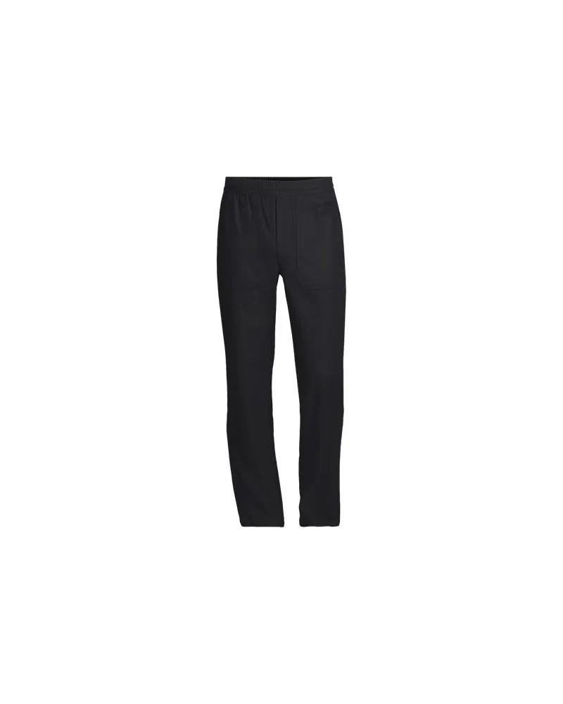 Lands' End Utility-Hose mit Schlupfbund, Herren, Größe regular, Schwarz, Baumwolle, by Schwarz