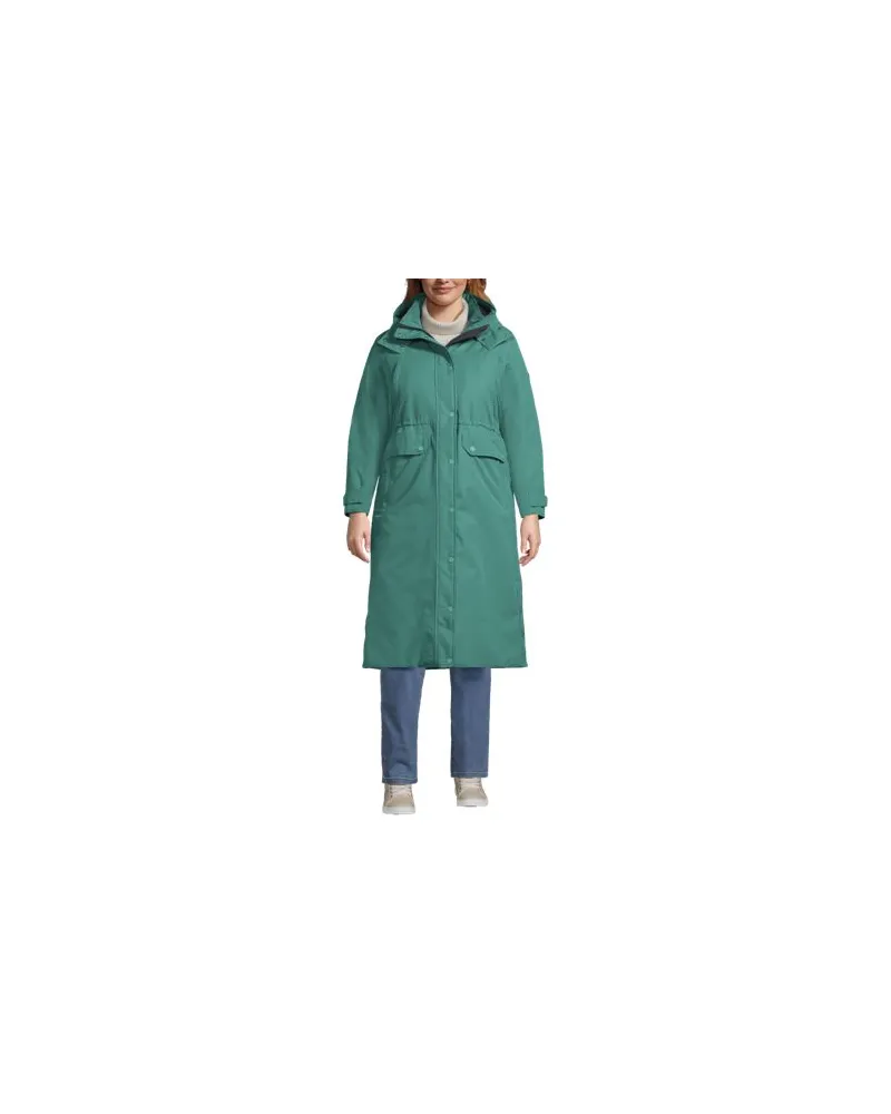 Lands' End Maxi-Daunenmantel EXPEDITION, Damen, Größe plus, Blau, Polyester/Daunen, by Blau