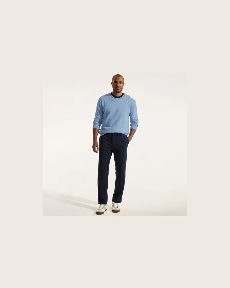 Lands' End Flex Performance-Hose, Herren, Größe regular, Blau, Polyester, by Blau
