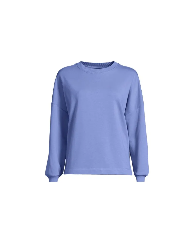 Lands' End Leichtes Sweatshirt, Damen, Größe plus, Blau, by Blau