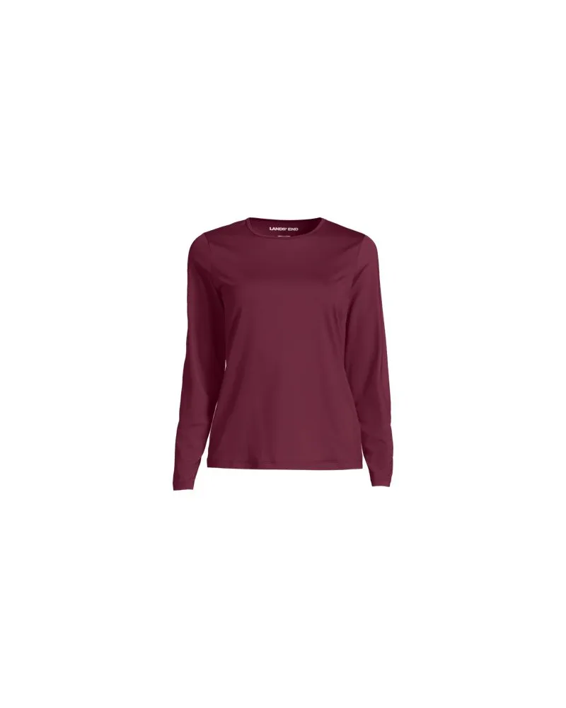 Lands' End Badeshirt, Damen, Größe:40-42 regular, Rot, Nylon-Mischung, by Rot