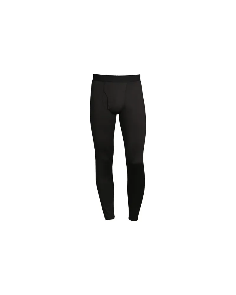 Lands' End Lange Thermaskin Unterhose mit Stretch, Herren, Größe:60 regular, Schwarz, Elasthan/Polyester-Mischung, by Schwarz