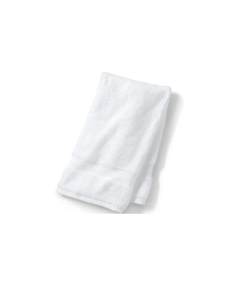 Lands' End Supima Handtuch, Herren, Größe:null regular, Weiß, Baumwolle, by Weiß