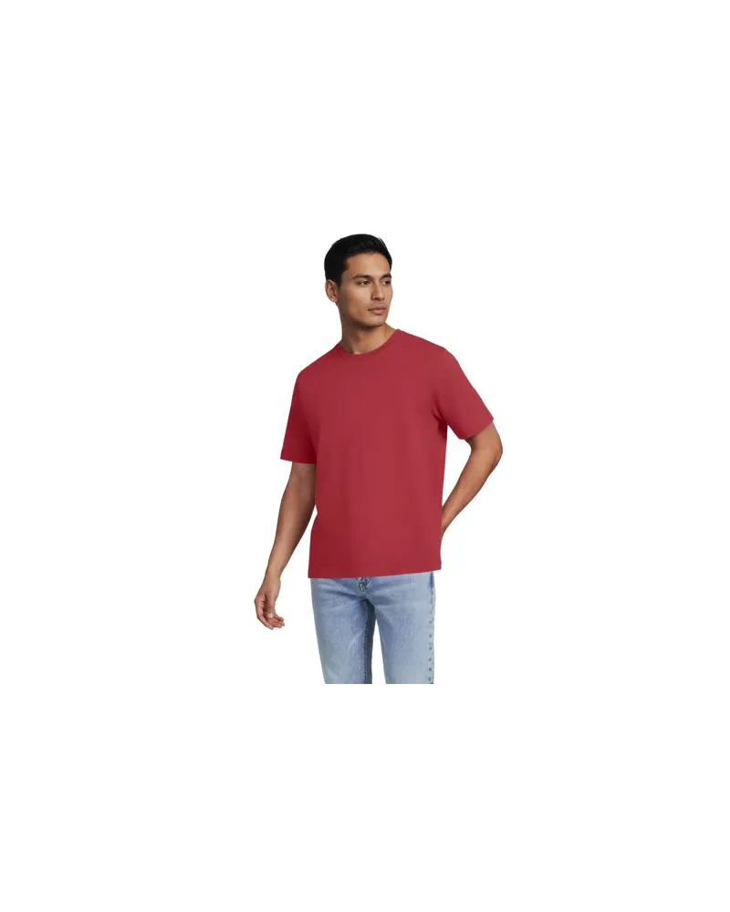 Lands' End Super-T Kurzarm-Shirt, Classic Fit, Herren, Größe:60 tall, Braun, Baumwolle, by Braun