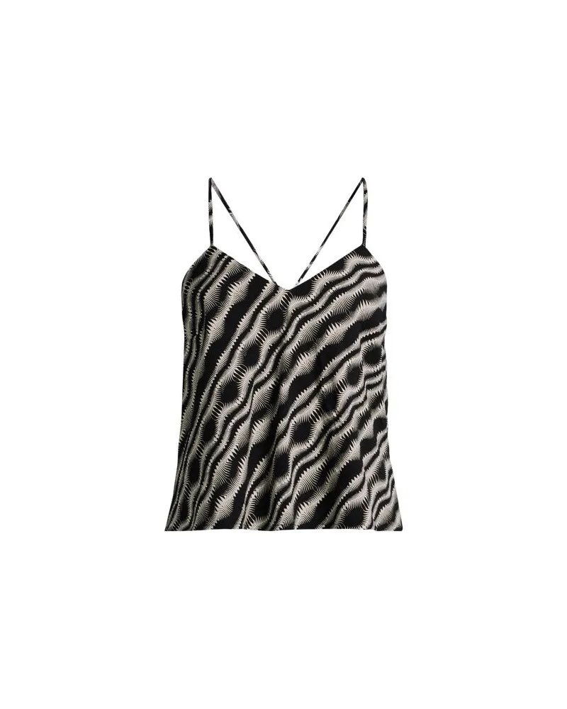 Lands' End Trägertop Ready to Go, Damen, Größe regular, Schwarz, Nylon/Viskose, by Schwarz