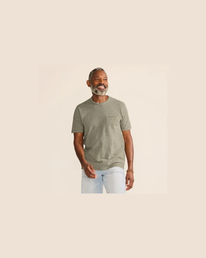 Lands' End Kurzarm-Shirt aus Baumwoll-/Leinenmix, Herren, Größe:60 regular, Beige, Baumwolle/Leinen, by Beige