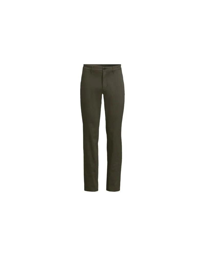 Lands' End Chino-Hose, Slim Fit, Herren, Größe regular, Grün, Baumwolle/Baumwoll-Mischung, by Grün