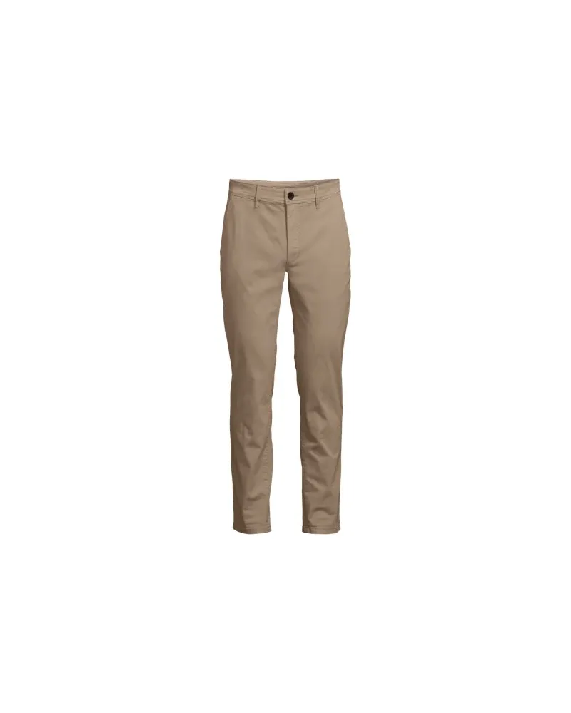 Lands' End Chinos, Slim Fit, Herren, Größe:48-50 regular, Weiß, Baumwoll-Mischung, by Weiß