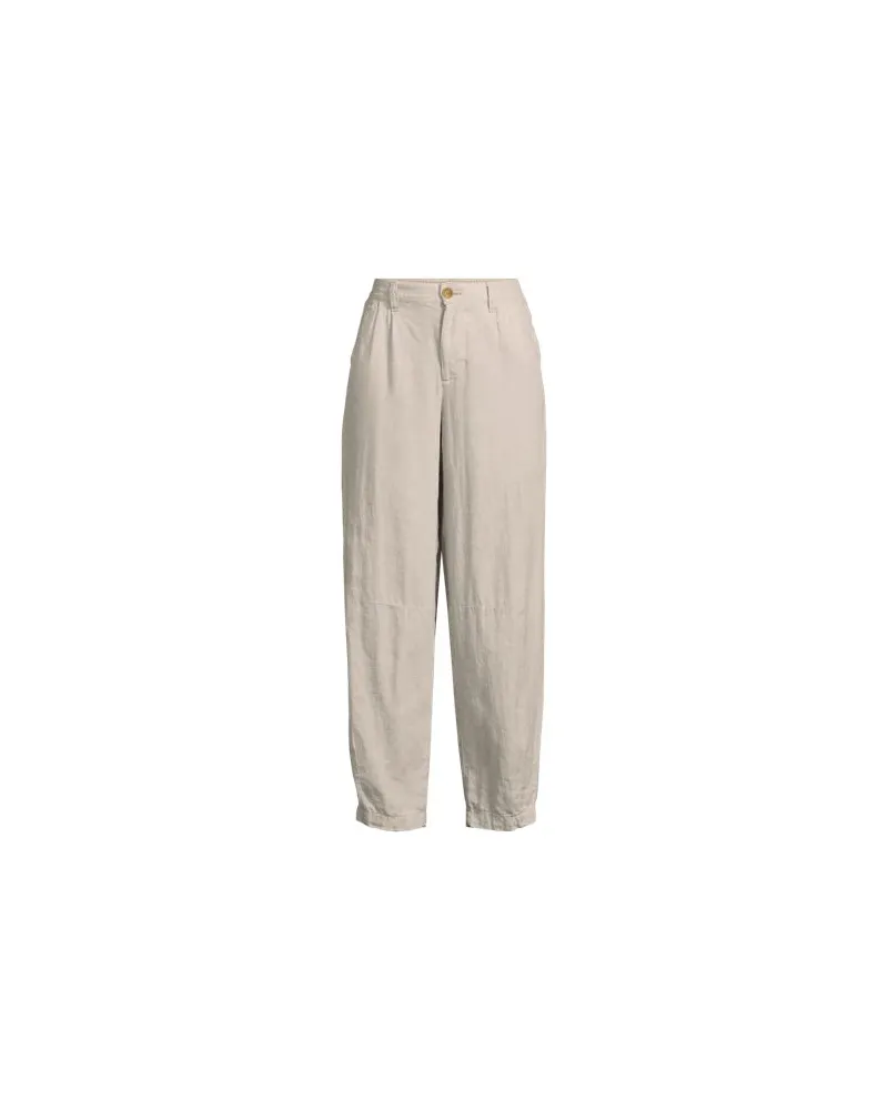 Lands' End Leinen-Barrelhose mit Bundfalten, Damen, Größe plus, Weiß, Leinen, by Weiß