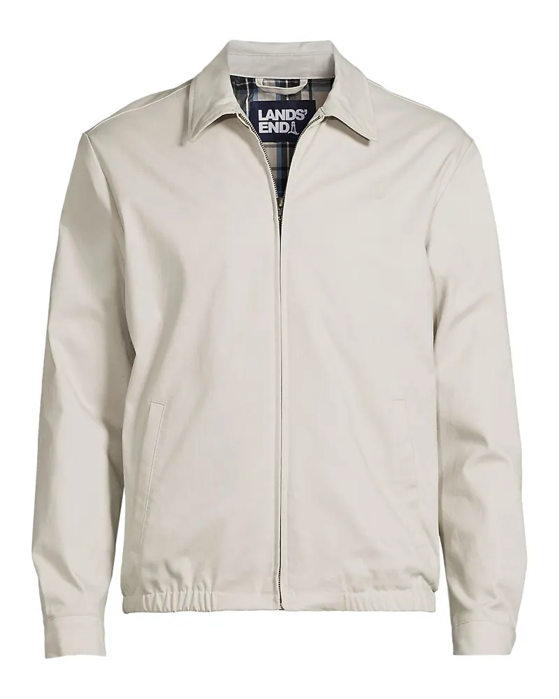 Lands' End Ultimativ-Blouson, Herren, Größe regular, Beige, Baumwoll-Mischung/Polyester-Mischung, by Beige