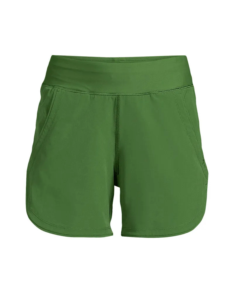 Lands' End Badeshorts, Damen, Größe plus, Grün, Nylon-Mischung, by Grün